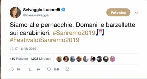 Selvaggia Lucarelli punge Sanremo: l'affondo su Bisio-Baglioni