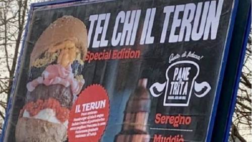 È polemica a Napoli per il panino lombardo “Il terun”