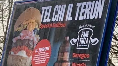 È polemica a Napoli per il panino lombardo “Il terun”