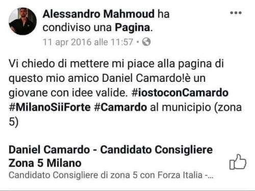 Quando Mahmood sosteneva Forza Italia