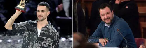 "È stato usato dai radical chic" E Salvini telefona a Mahmood