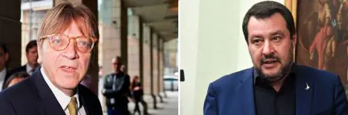 Salvini risponde a Verhofstadt: "Contro Conte bifolchi e buzzurri"