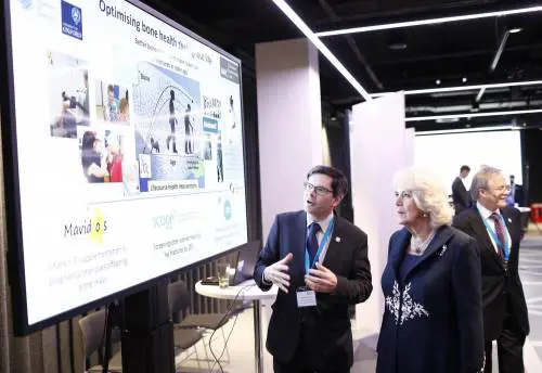 La Duchessa di Cornovaglia al Museo di Scienze Naturali di Londra 