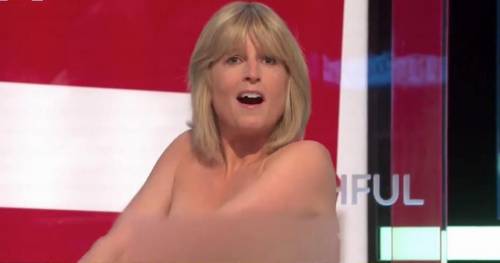 Brexit, per protesta giornalista Rachel Johnson si spoglia in diretta