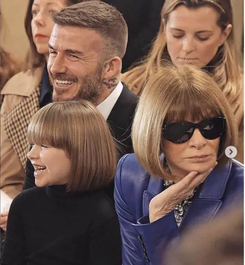 La figlia di Victoria Beckham acconciata come Anna Wintour