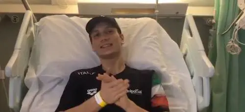Manuel Bortuzzo, il video messaggio per i sostenitori dopo il ferimento