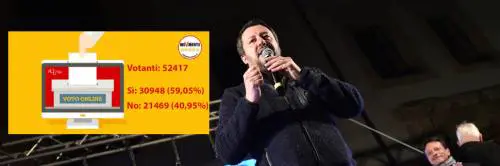 Diciotti, su Rousseau vince il no al processo per Salvini