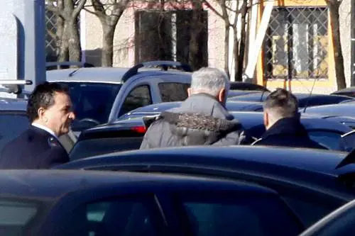 Formigoni arriva al carcere di Bollate