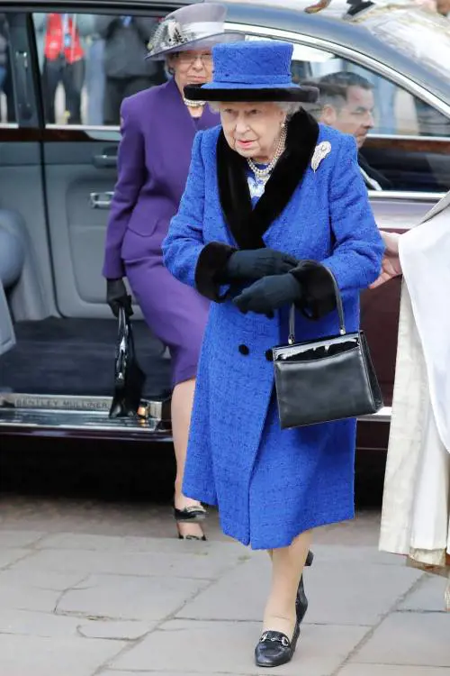 La regina Elisabetta all' evento ufficiale a Wellington Barracks