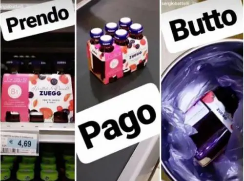 Butta via i succhi di frutta: il web condanna il grillino