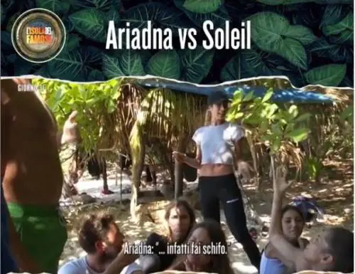 Isola dei Famosi, scontro di fuoco tra Soleil Sorge e Ariadna Romero