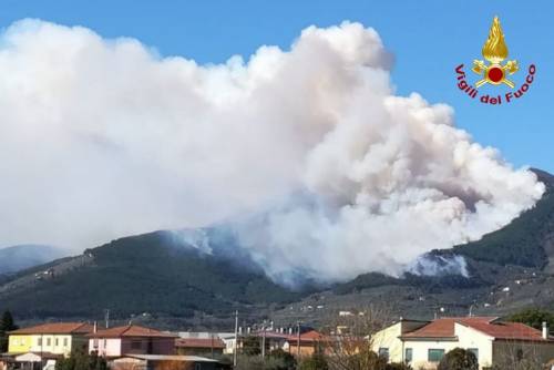 Pisa, brucia le sterpaglie e causa un incendio. Denunciato, accusa i Vigili del Fuoco: "Arrivati tardi"