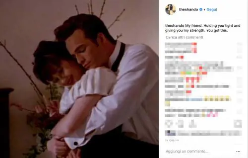 Luke Perry, il sostegno social dei vip: foto