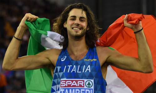 Atletico, europei indoor: Tamberi d'oro nel salto in alto