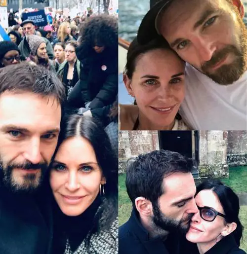 Courteney Cox ricrea una scena di Friends