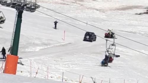 Trentino, 91enne col fuoristrada sulle piste da sci