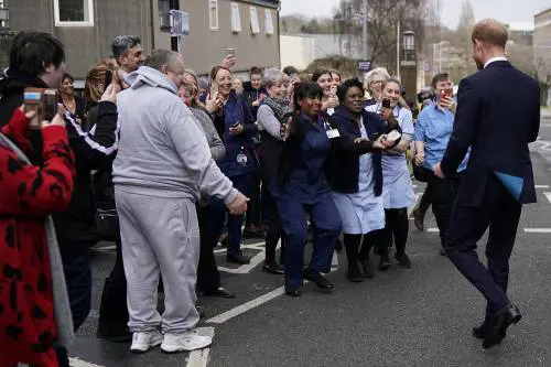 Il principe Harry in visita a Birmingham