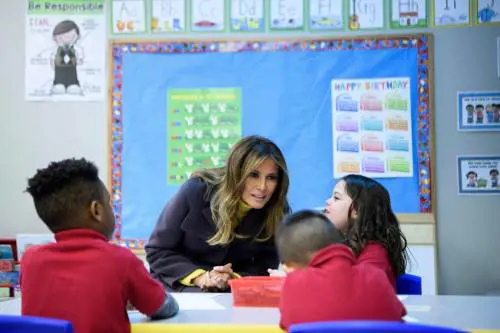 Melania Trump in Oklahoma contro il bullismo 