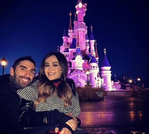 Giorgia Palmas, compleanno a Disneyland con Magnini (e figlia)