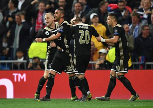 Champions, l'Ajax umilia il Real Madrid: 4-1 e campioni in carica eliminati