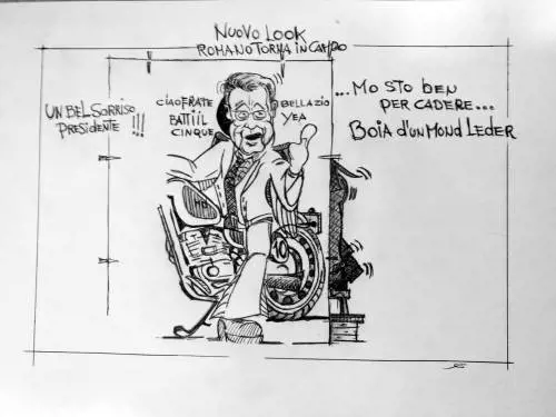 La vignetta del giorno: il nuovo look di Prodi
