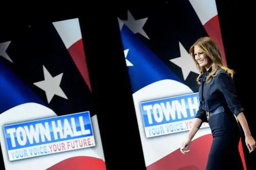 Melania Trump a Las Vegas contro l'abuso di oppiacei