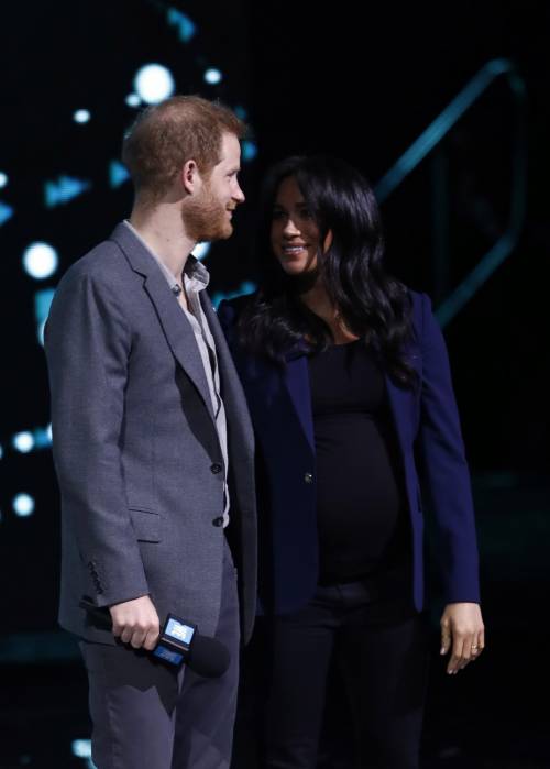 Il principe Harry e Meghan Markle ai "WE Day" di Londra