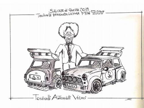 La vignetta del giorno - Toninelli Automobili Veloci