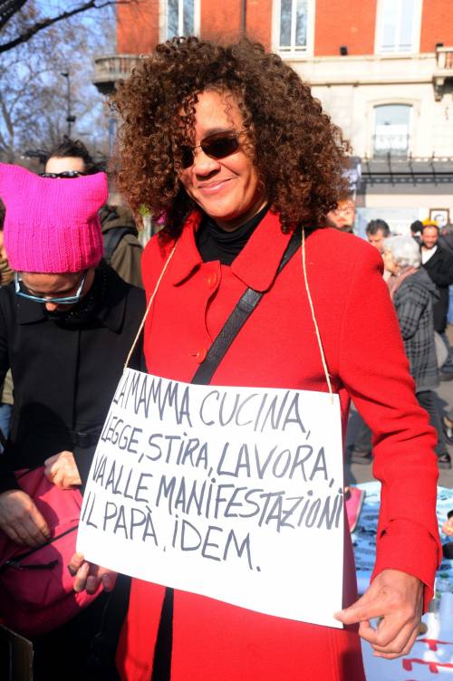 Manifestazione a Milano per l'8 Marzo