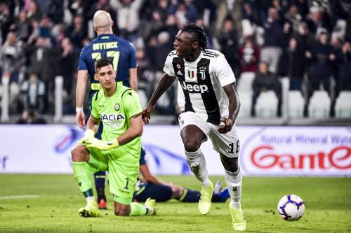 La Juventus schianta l'Udinese: secco 4-1 con uno scatenato Kean
