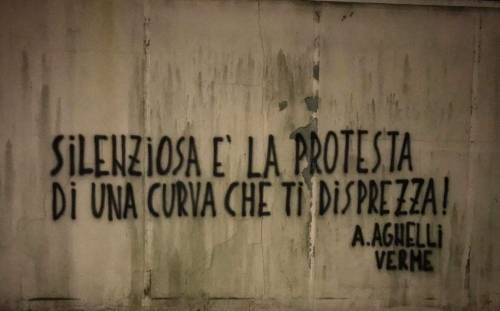 Agnelli e gli insulti dei vigliacchi in curva
