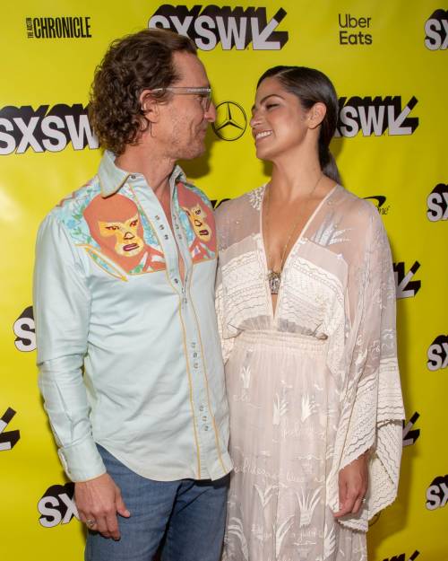 Matthew McConaughey in Texas per la premiere del suo nuovo film