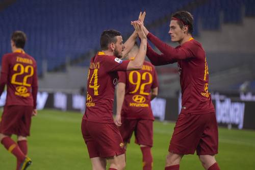 La Roma soffre e vince 2-1 contro l'Empoli. Giallorossi salvati dal Var