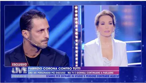 Corona chiede scusa a Barbara D'Urso