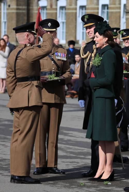 Kate Middleton per la Irish Guards nel giorno di San Patrizio