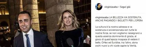 Virginia Saba: "Sono innamorata di Di Maio, ogni mattina gli preparo il caffè"