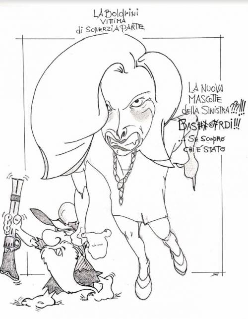 La vignetta del giorno - Boldrini e la nuova mascotte della sinistra