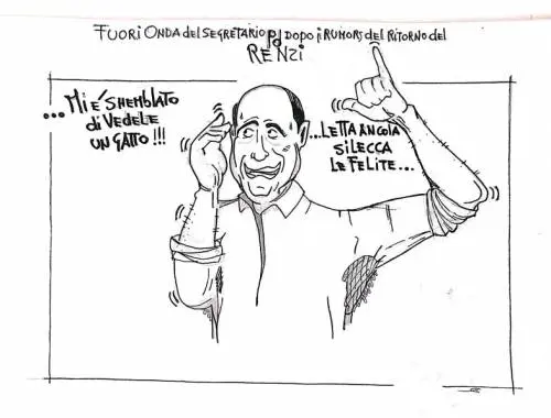 La vignetta del giorno - Il fuori onda di Zingaretti