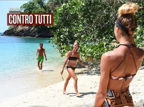 Isola dei Famosi, è scontro tra Luca e Soleil per il coccogate