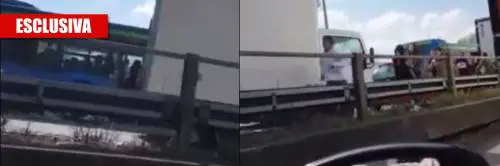 "Aiuto! Scappa, scappa!". Il bus sperona i carabinieri: il terrore dei bambini