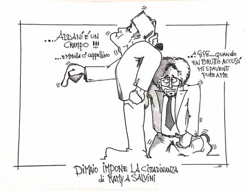 La vignetta del giorno: Di Maio, Salvini e Ramy
