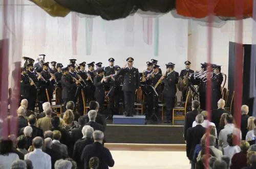 L'aeronautica festeggia con la Fanfara e la Minetti