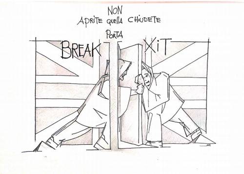 La vignetta del giorno: la porta della Break(xit)
