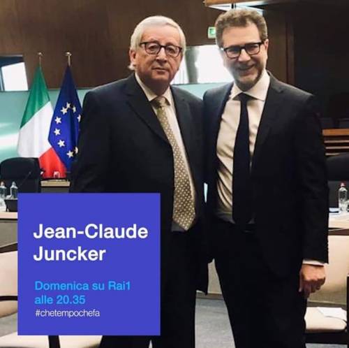 Ora Fazio arruola pure Juncker