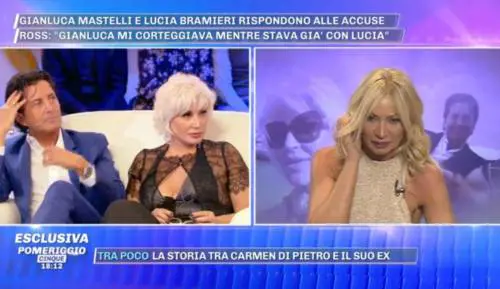 Pomeriggio 5, Luca Bramieri tradita dal suo toy-boy? Lei è furiosa