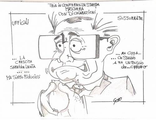 La vignetta del giorno - I sussurri di Tria