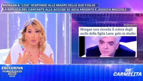Barbara D'Urso e la verità sulla presunta bestemmia di Morgan