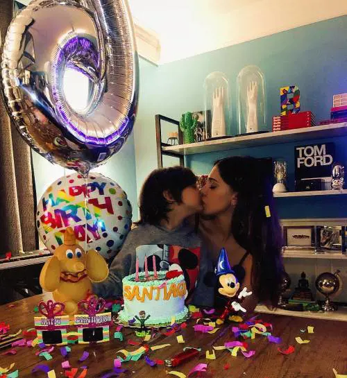 Belen festeggia il compleanno di Santiago