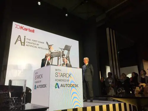 Kartell lancia la prima sedia completamente "disegnata" dall'intelligenza artificiale
