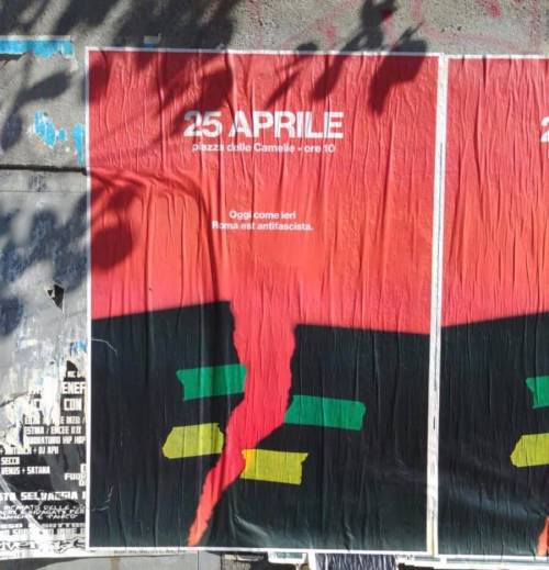 25 aprile, quei manifesti vergognosi